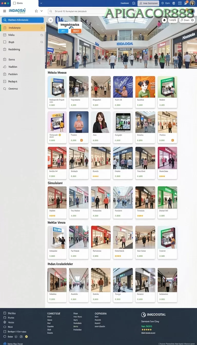 Cuplikan layar RK55 — menu navigasi