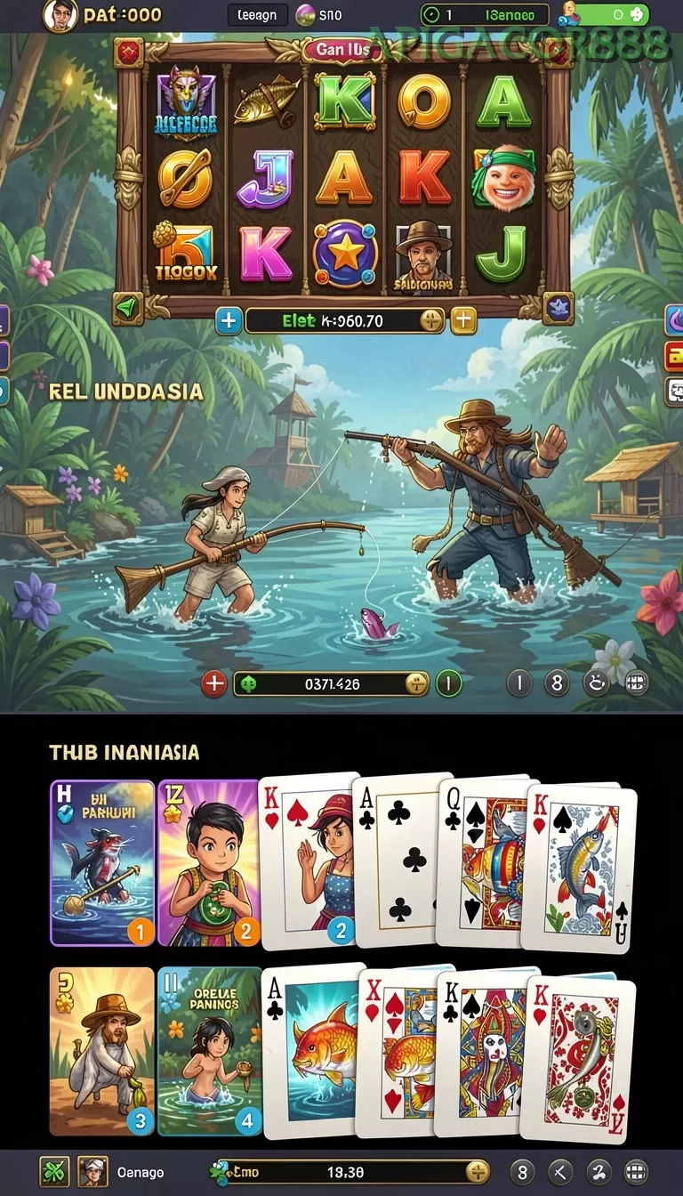 Cuplikan layar DJARUMTOTO — menu navigasi