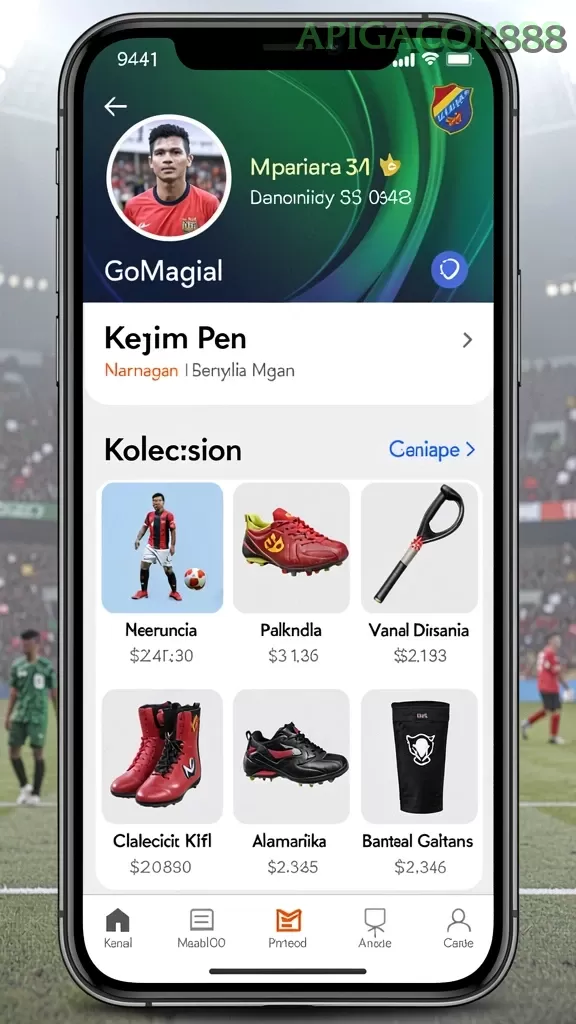 Cuplikan layar IRAMATOGEL — menu navigasi